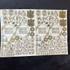 Diwali Metallic Sticker 1