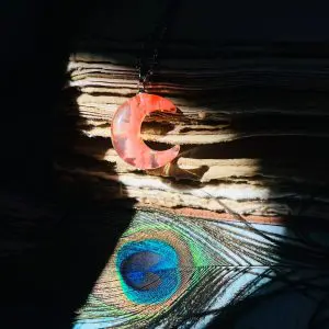 Moon Pendant 4(with chain)