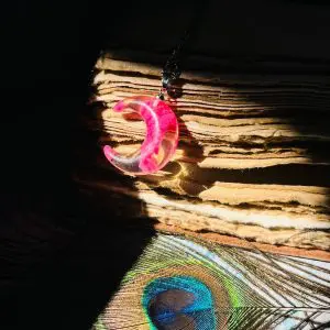 Moon Pendant 5(with chain)