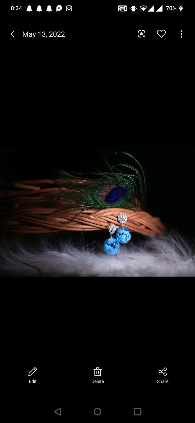 Glow In Dark Earings 1