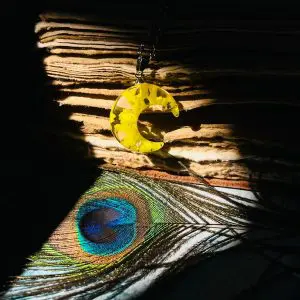 Moon Pendant 6(with chain)