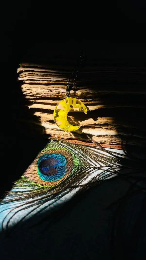 Moon Pendant 6(with chain)