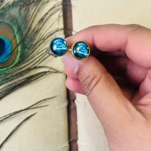 Stainless Steel Starry Night ring(8mm)