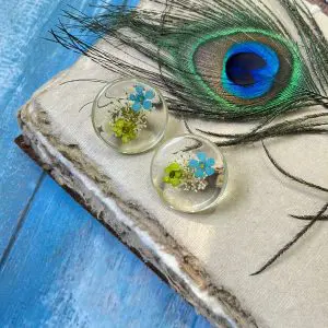 Real Dried Flowers earings