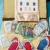 Vintage Door Plastics Stickers 1(30 Pieces pack)
