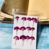 12 Pieces Dark Pink Flower