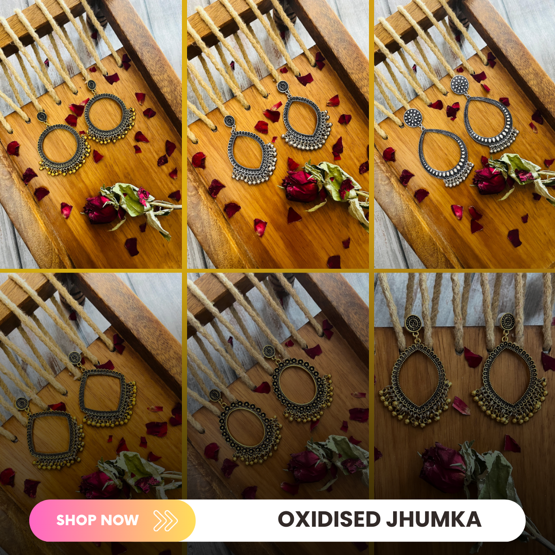 Oxidised Jhumka Collection