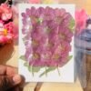 Purple sunflower with stem(12 pieces)