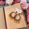 Oxidesed Jhumka 37 (Golden Yellow)