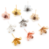 Flower earring hook connector thumbnail 1