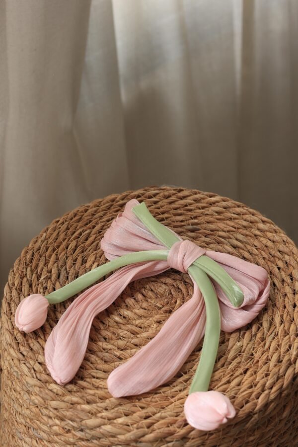 Tulip Big Hair clip pink